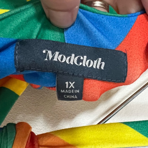 ModCloth It’s Only Bright Rainbow Halter Dress - Picture 8 of 13